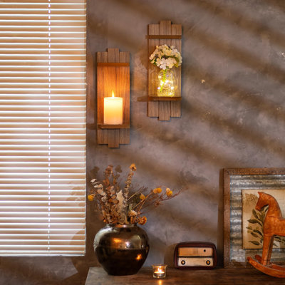 Metal Wall Candelabra