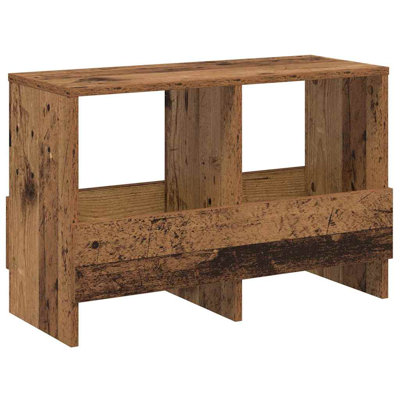 Wood Free Standing Magazine Rack