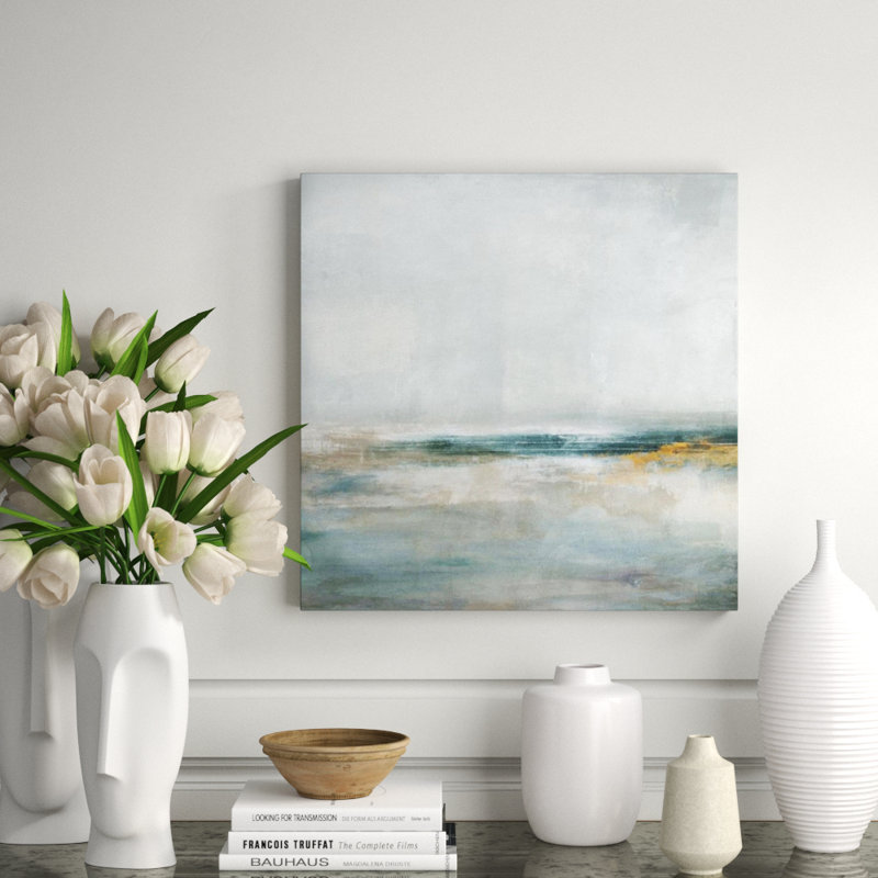 Aquatic Plains Print by James McAllen, Knife Gel, 54" H x 54" W