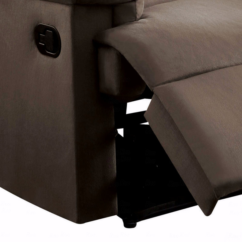Tissu brun clair recouvert de tissu d'ameublement avec fonction d'inclinaison