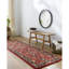 Tapis oriental en laine bourgogne et noir touffeté à la main Graziani-19600849