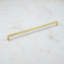 Satin Brass Slim Squared D-Bar Handles -122026798