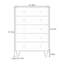 Commode 5 tiroirs Luxury