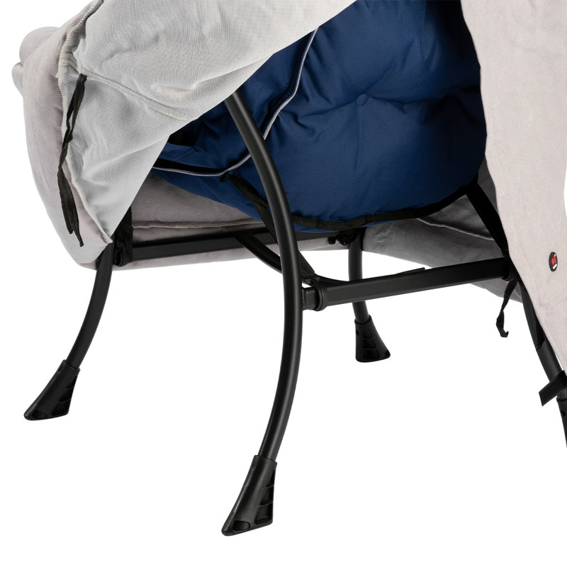 Arrowpoint Velvet Armchair, Grey