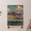« montana », affiche rétro sur toile tendue-26129634