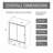 Single Sliding Shower Door For Bathtub, 1/5" Thick Clear Tempered Glass Shower Door With Stainless Steel Handle-118574602
