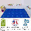 Tapis rectangulaire KidCarpet.com bleu à pois, 122 x 183 cm-1776952000