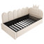 Upholstered Velvet Daybed with Trundle Bed-786014236