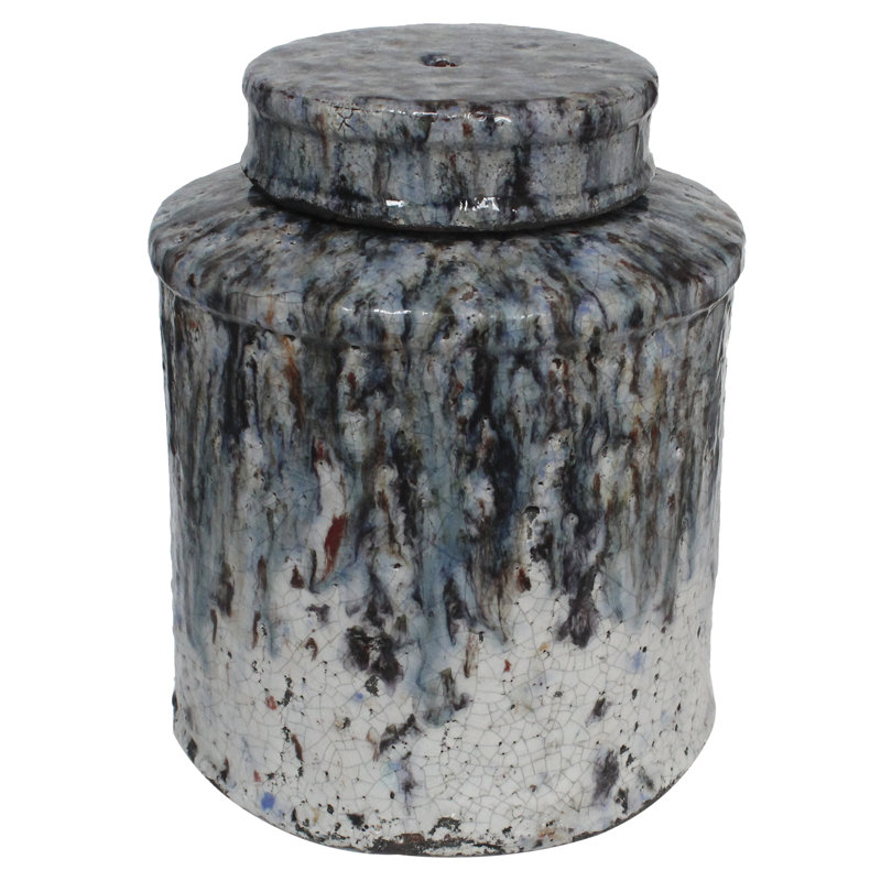 Pot de rangement, H 10,5 po x l 9 po x P 9 po