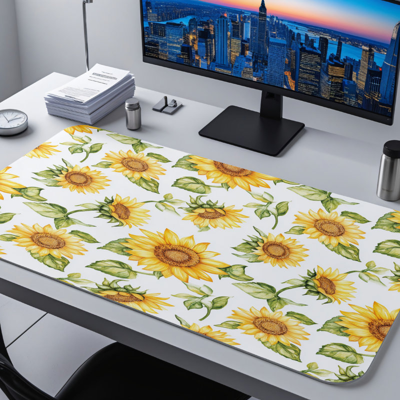 Polyester Desk Pad, 31.5x15.5