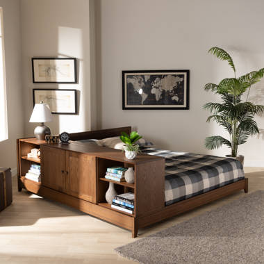 Steelside™ Beckham Upholstered Platform Bed & Reviews