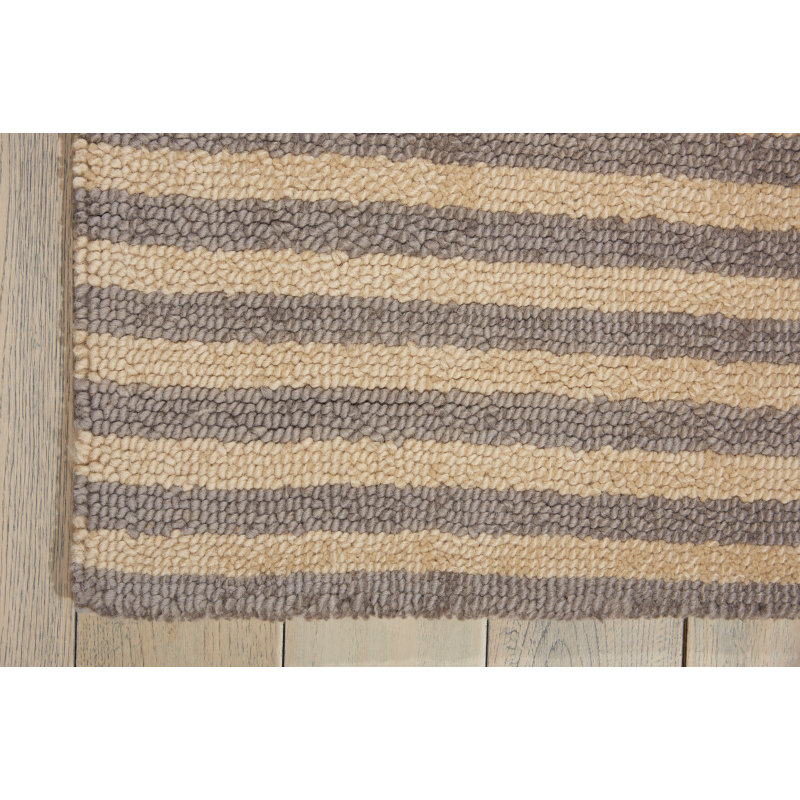 Tundra Wool Striped Area Rug, Runner 2'3" x 7'6"