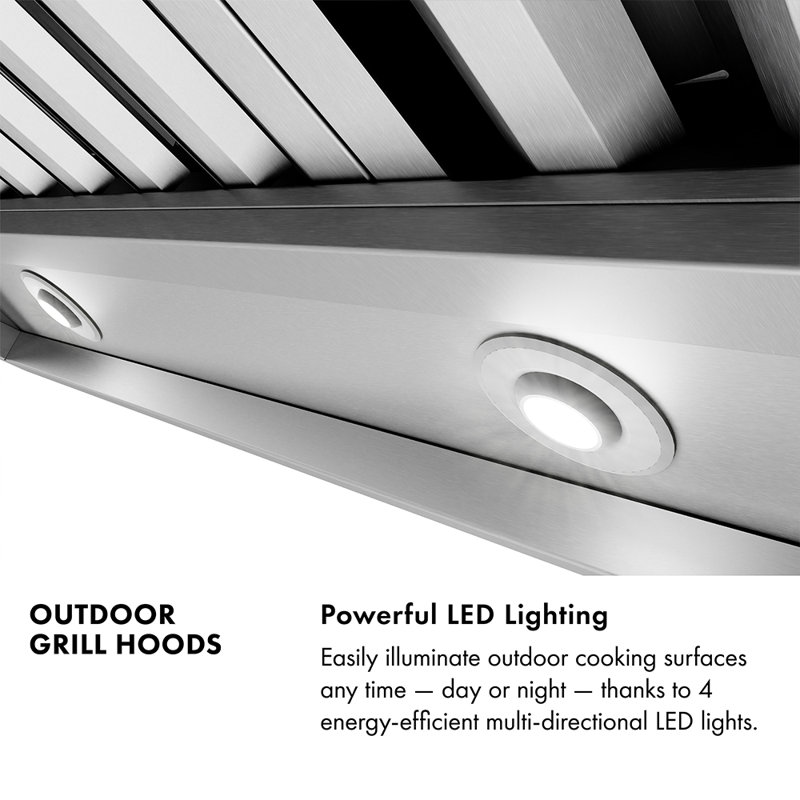 ZLINE 48 in. Island Mount Outdoor Grill Hood