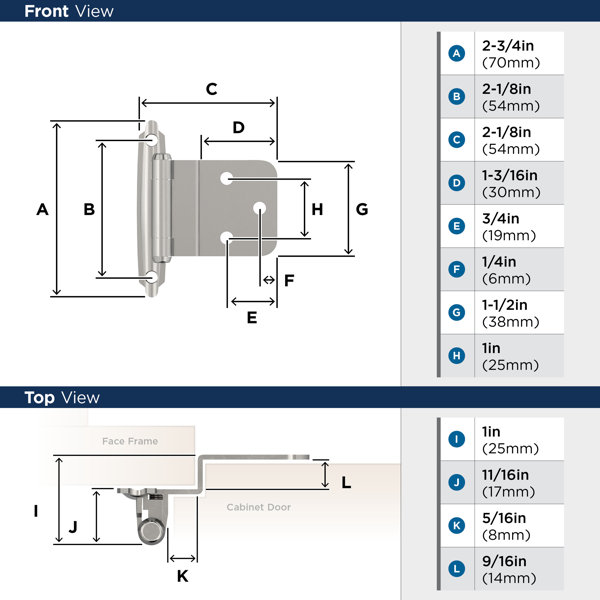 Dimensions du produit