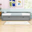 Lit de jour extensible en bois avec lit gigogne simple-617453520