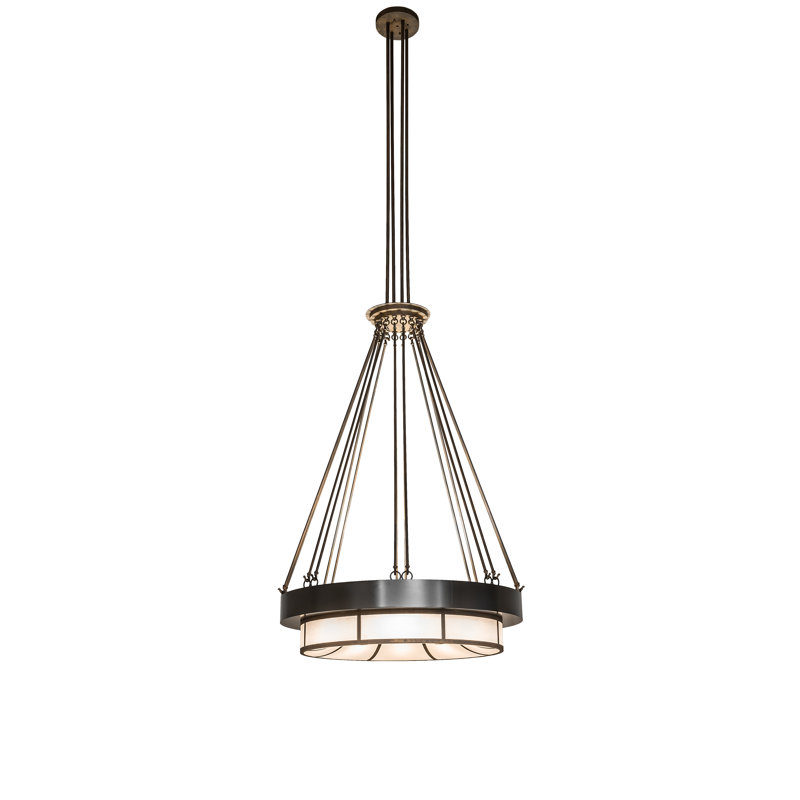 Luminaire suspendu tambour 8 lumières