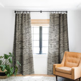 Bryliee Polyester Blackout Curtain Pair