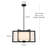 6 - Light 21.25" Dimmable Drum Shaded Chandelier For Kitchen Living Room Foyer Entryway-114193448