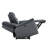 88.6'' Genuine Leather Zero Gravity Power Recliner Sofa with USB Port-117030401