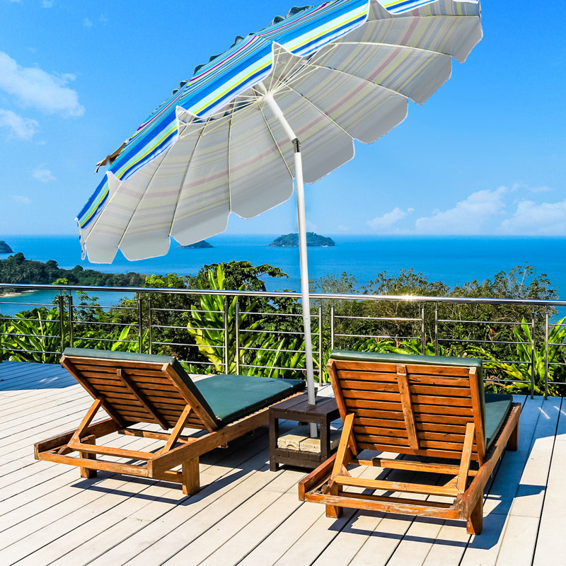 Octavis 96'' Tilt Beach Umbrella