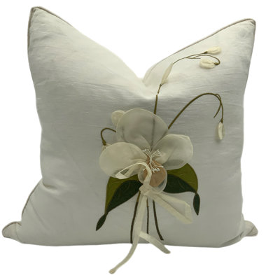 Orchidia Square Pillow Cover & Insert