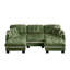 Canapé en chenille en forme de U avec repose-pieds mobile Chenille-693885796-693885818