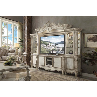 Versailles Entertainment Center, Bone White Finish