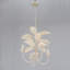 Mini-lustre blanc brossé 4 lumières Aweys