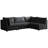 Izadora Velvet L-Shaped Sectional Reversible
