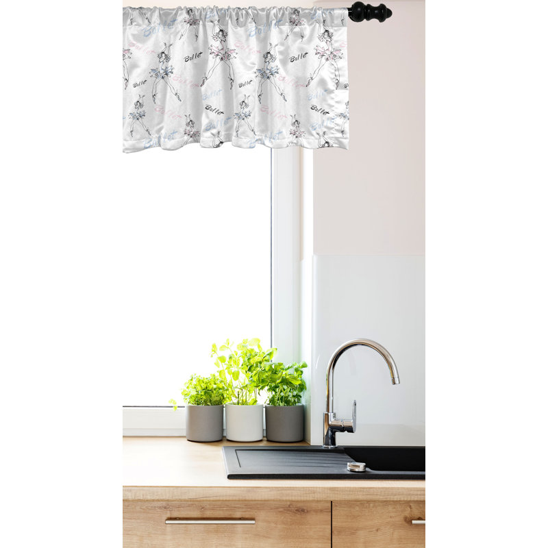 Ensemble de 2 cantonnières Ambesonne Ballerina 92499, L 54 po x L 12 po