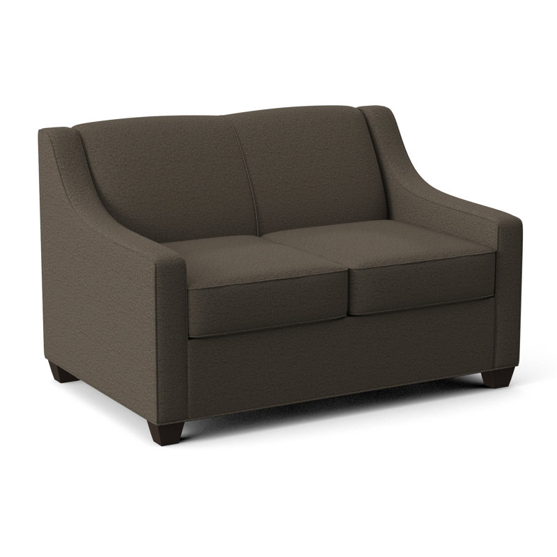 Phillips 52" Square Arm Sofa Bed with Reversible Cushions, Cafelle, Elliot Caribou