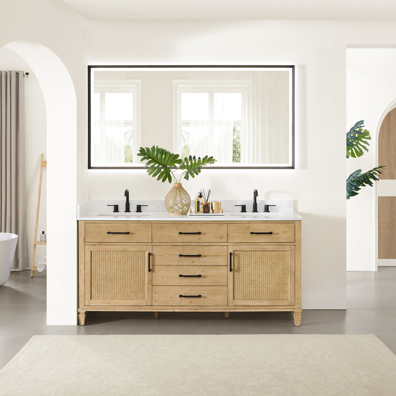 Ensemble de meuble-lavabo double 72 po Salome