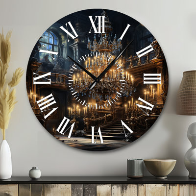 Horloge murale Baroque Dramatic Splendor II - Glam