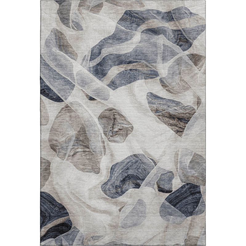 Premium Machine Washable Chelston AMF1863 Abstract Rug, Rectangle 10' x 14'