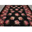 Tapis noir en laine tissé à la main 9 pi x 12 pi 6 po Asmara