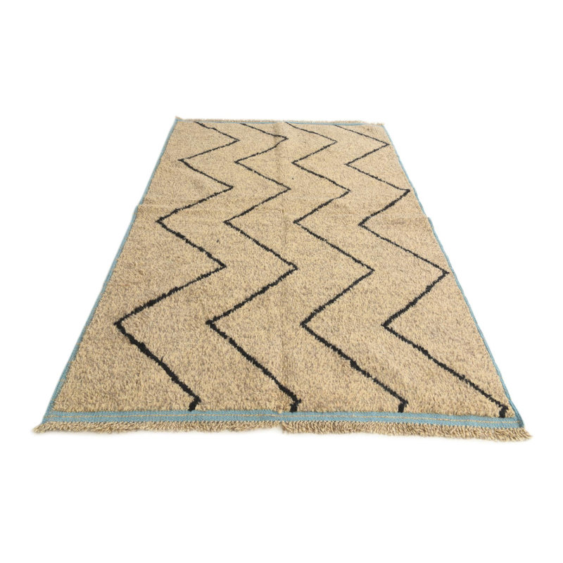 Tapis brun clair 5 x 8 Pinson