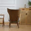 Fauteuil à oreilles capitonné Jeyshan-1393496044