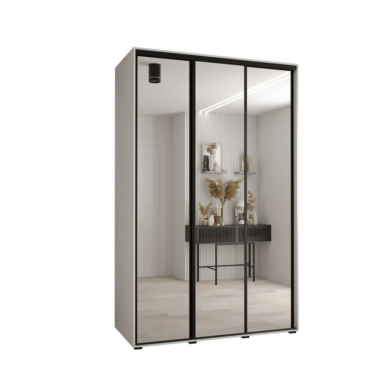 Carleshia 3 Door Manufactured Wood Wardrobe