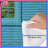 Blue Brick Wall Window Comforter-129138617