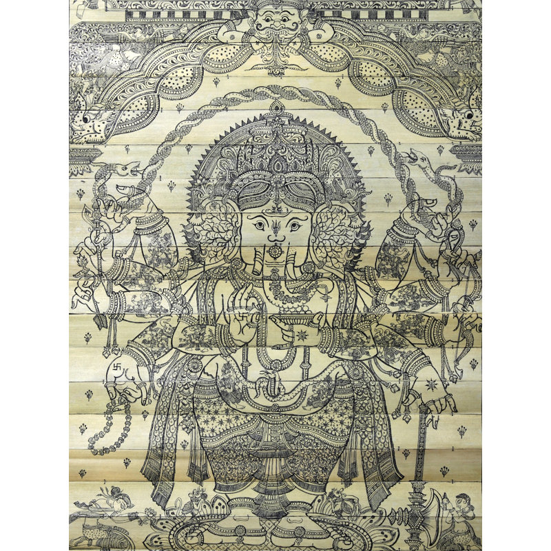 Mahaganapati - Dix mains debout seigneur Ganesha