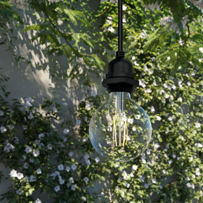 1 - Light Black Single Pendant