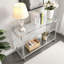 Console moderne en verre transparent