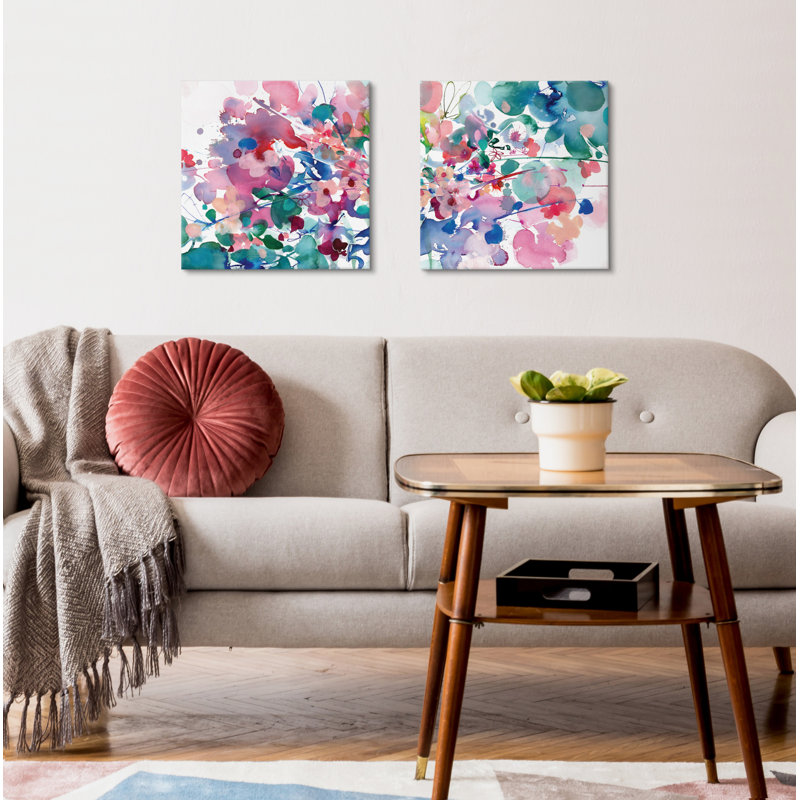 "Attleborough Inentre" par Ingrid Sanchez, impression sur toile tendue 2 pièces