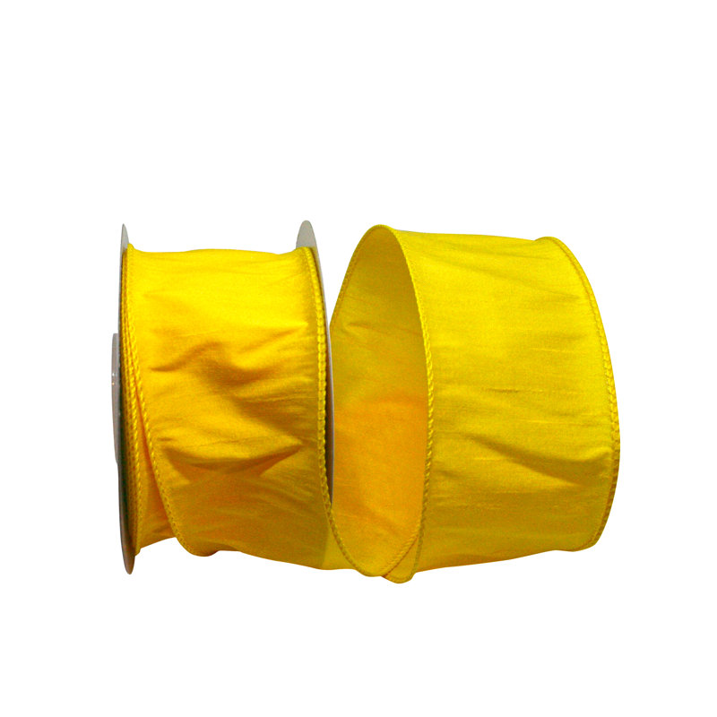 Ruban, H 2,5 po x l 360 po, Jaune
