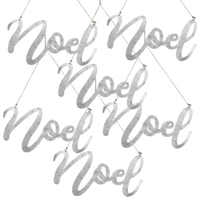 6.5'' Metal Holiday Shaped Ornament