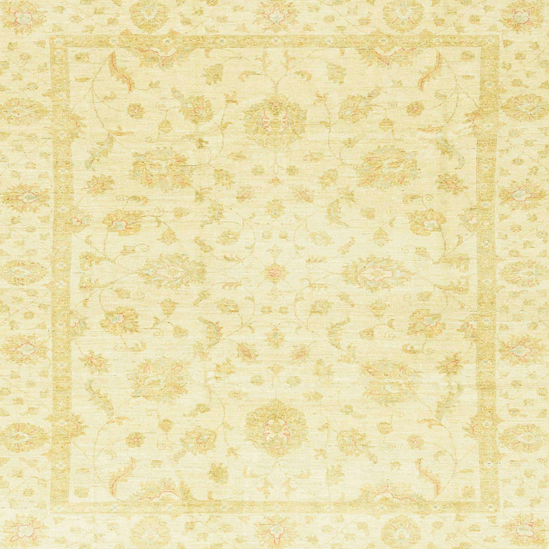 Tapis décoratif multicolore à motif abstrait, Carré 4 pi
