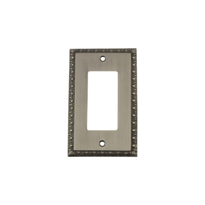 Egg and Dart 1-Gang Rocker Wall Plate