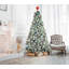 Christmas Tree Parigi, Artificial Tree Extra Thick Whitewashed W/ Snow Effect, Real PVC Effect Tree-1517917157