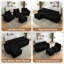 Canapé modulaire avec repose-pieds Boneless-1690704841