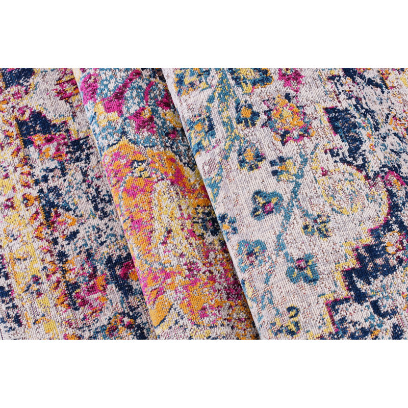 Tapis beige Harrold, Tapis de couloir 2 pi 7 po x 4 pi 11 po